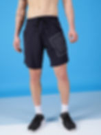 Navy blue 7” Active Shorts With 3 Pockets —Navy Blue